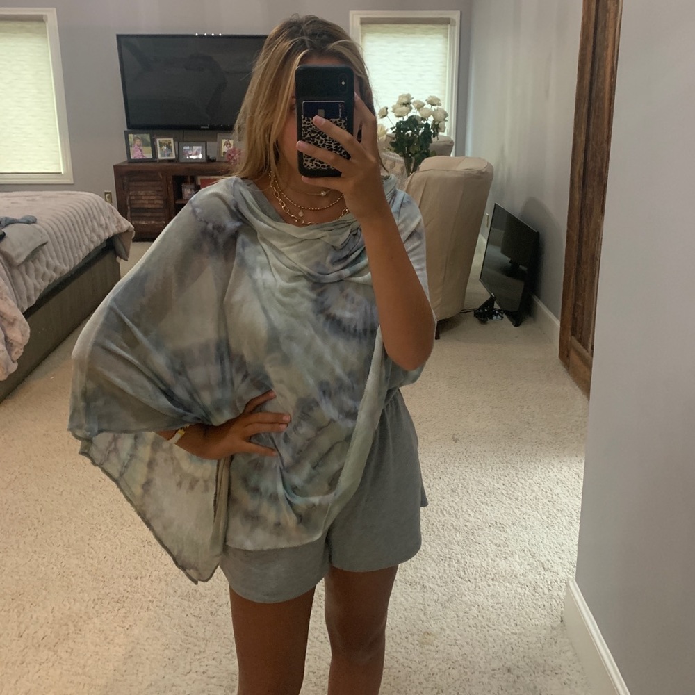 Tie Dye Poncho